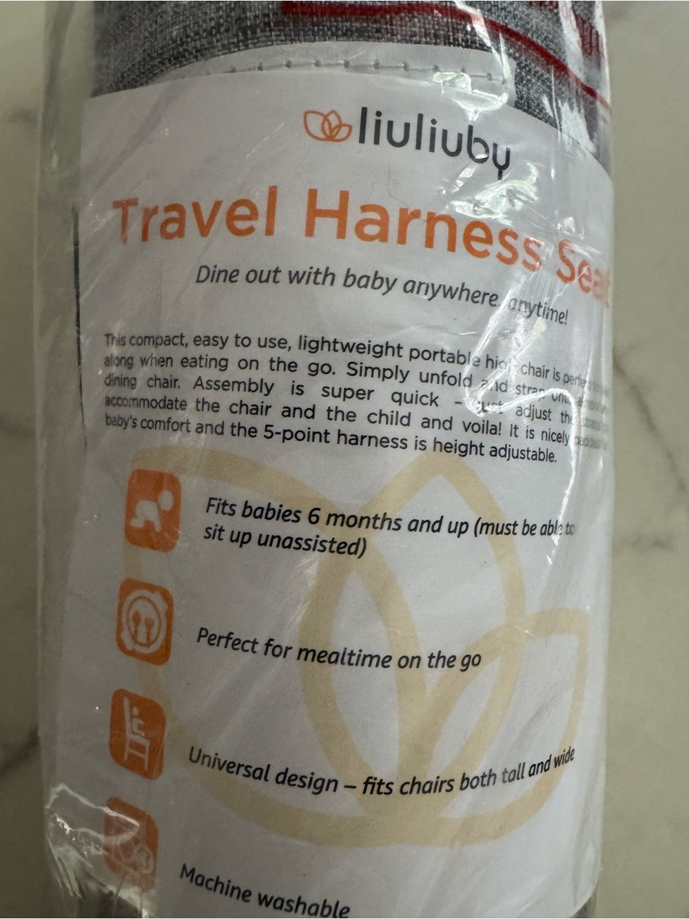 Liuliuby Compact Travel High Chair • New in Package • For babies under 30lb - Picture 7 of 7